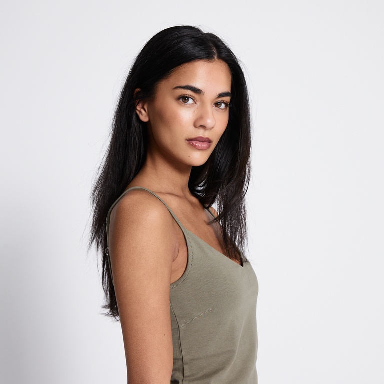 Basic singlet "Hedda" Army Green